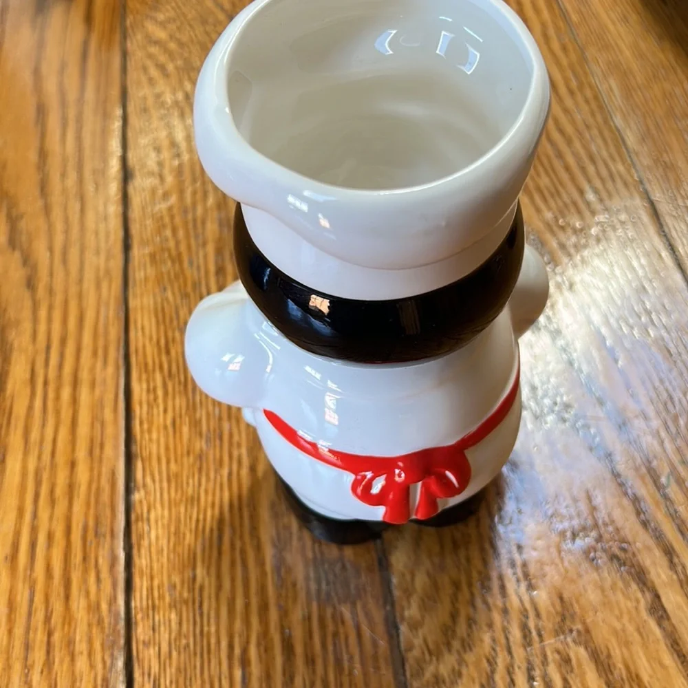 Vintage Avon Chef Andre utensil holder. Approximately 7” tall.